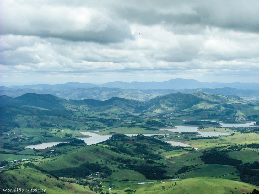 Vista da rampa de voo livre (Extrema, MG)
