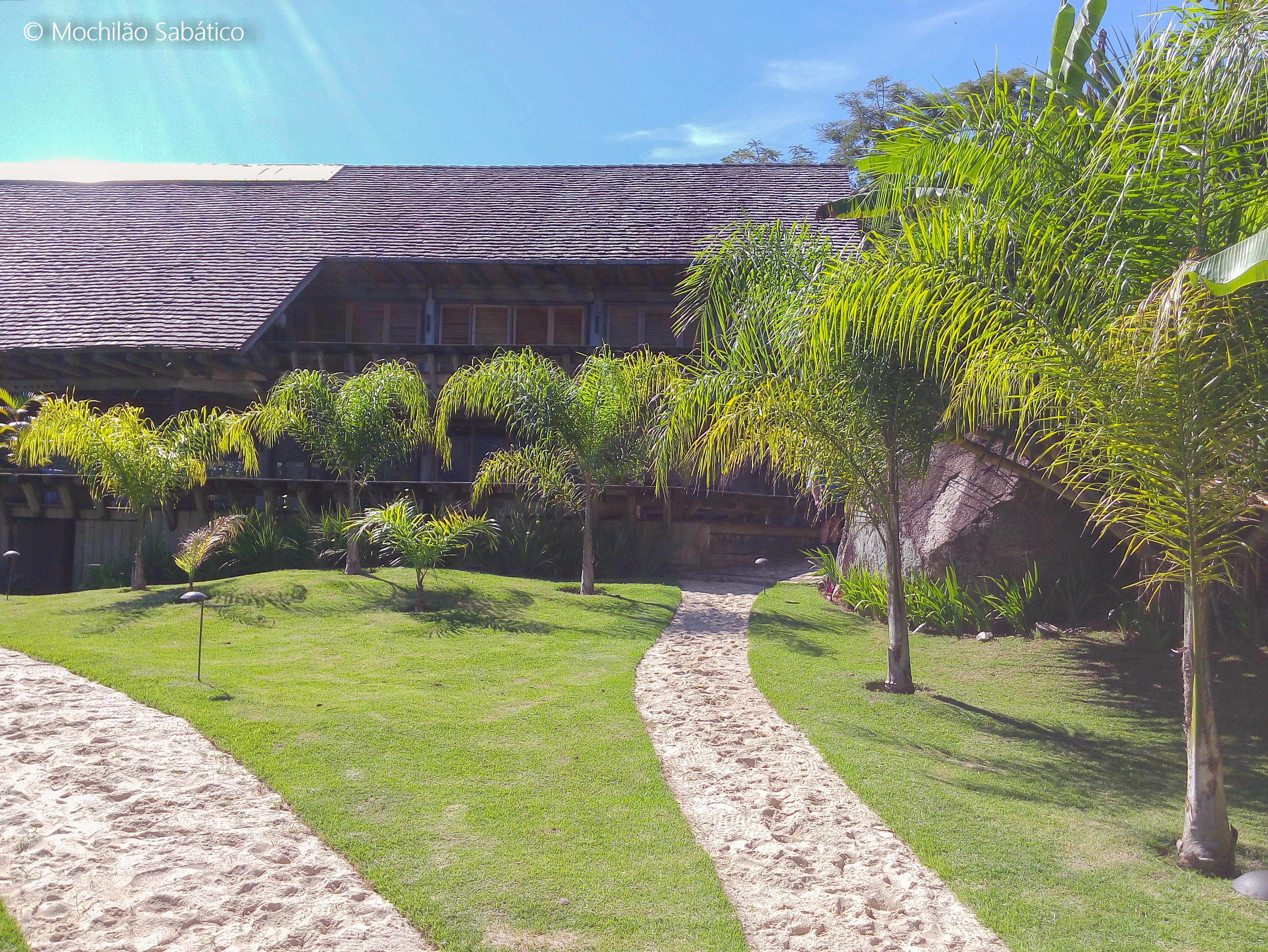 Propriedade particular no meio da trilha (Reserva Ecológica da Juatinga)