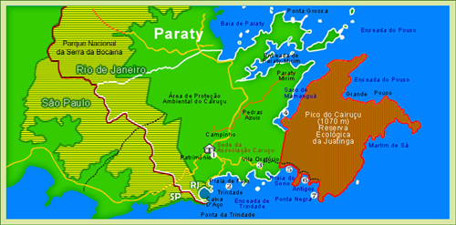 mapa Paraty (fonte: www.paraty.com.br)