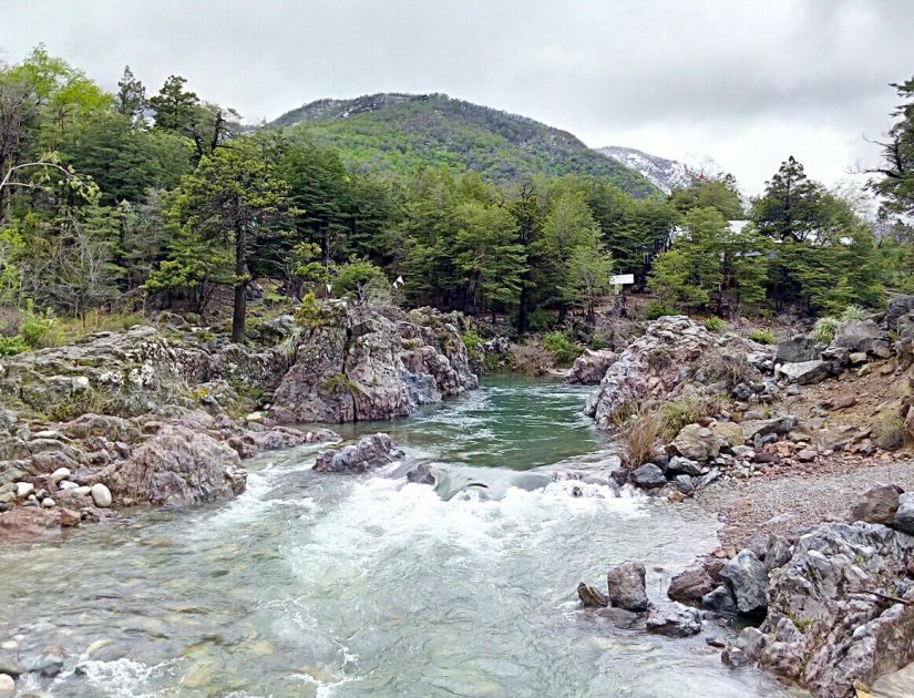 Rio claro Chile Molina Radal Siete Tazas