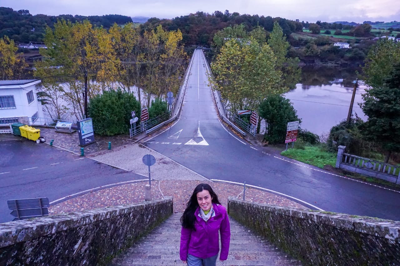 escadaria de Portomarín