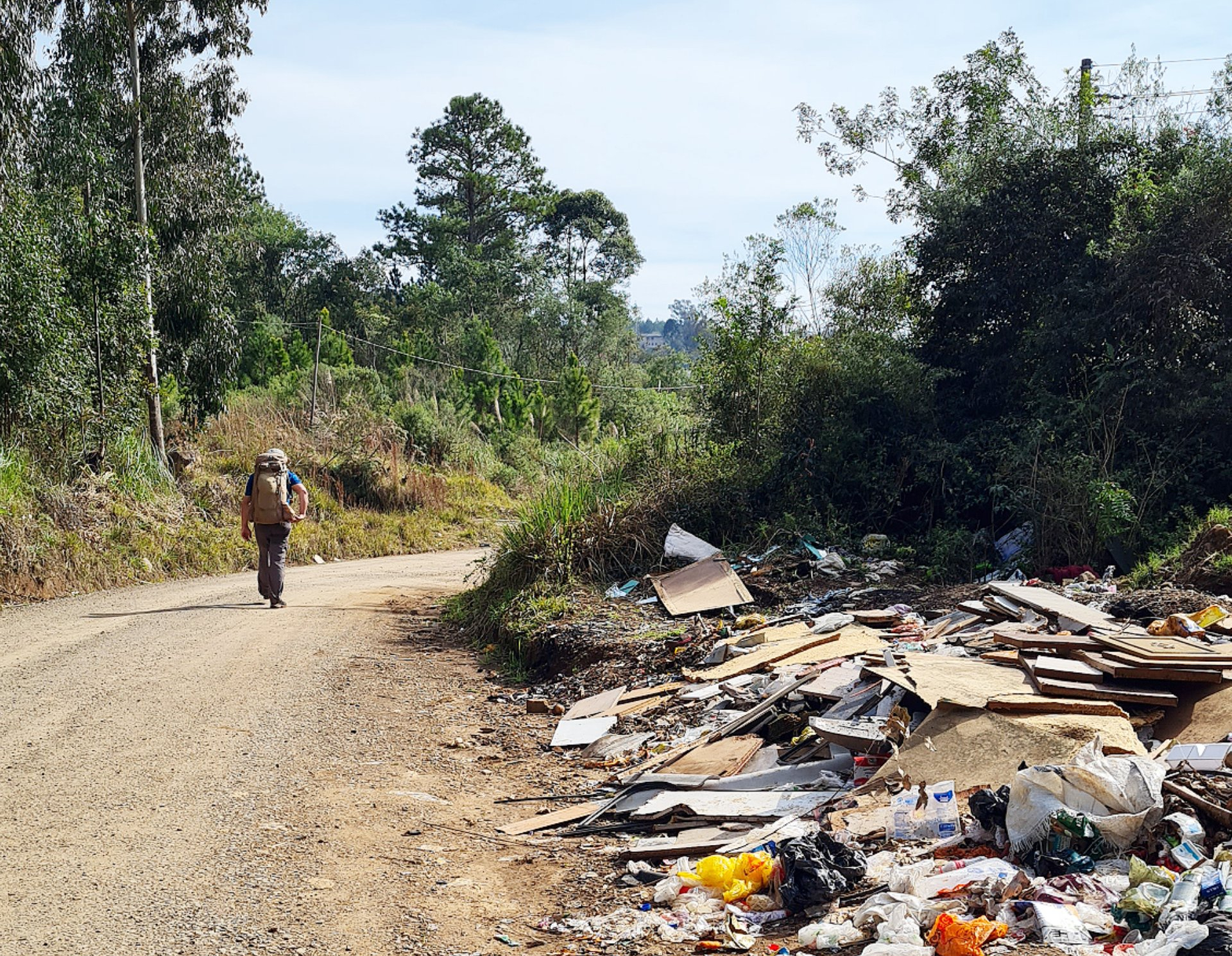 Caminhos de Caravaggio_lixo